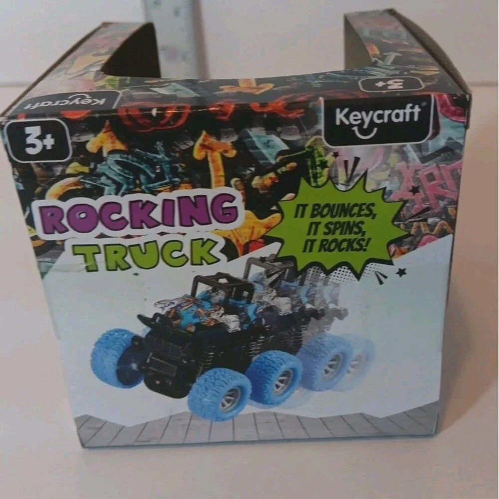 Key Craft Toys Rocking Truck  Off Road Monster Truck Lot Of 4